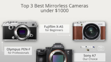 Best mirrorless camera under 1000