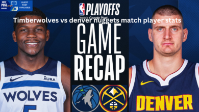 Timberwolves vs denver nuggets match player stats