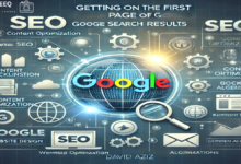 How to get on first page of google search david aziz