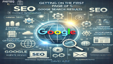 How to get on first page of google search david aziz