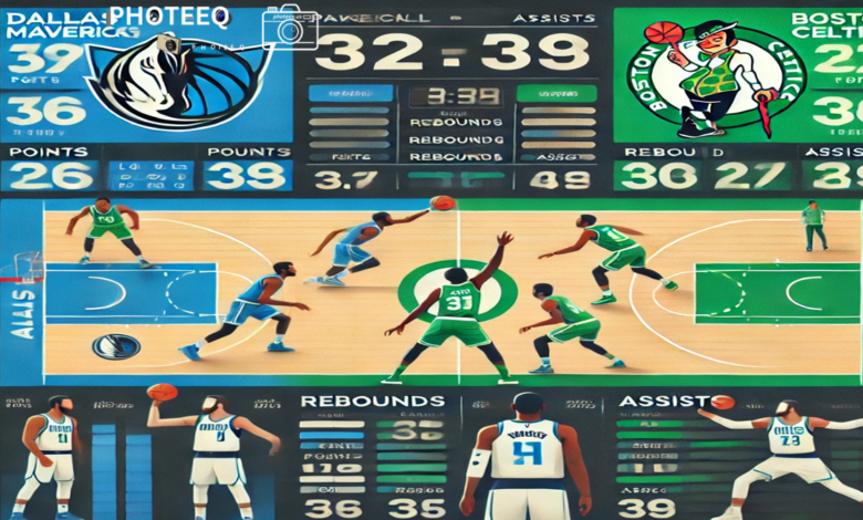 Dallas mavericks vs boston celtics match player stats